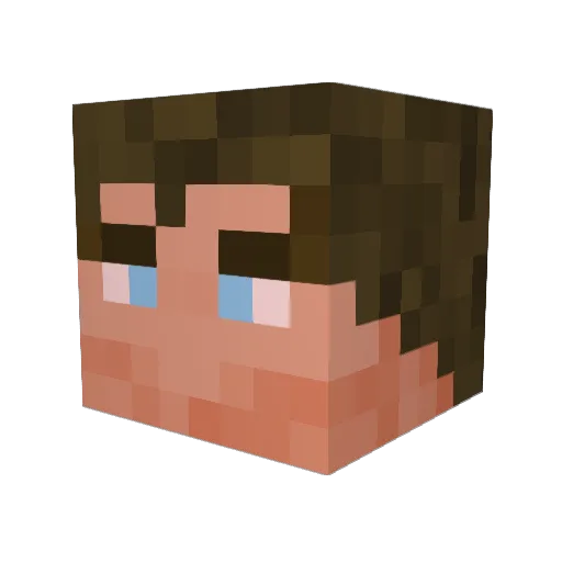 lild67 Minecraft avatar head, 3D render