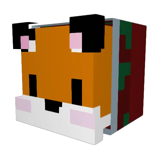 lildarcone Minecraft avatar head, 3D render