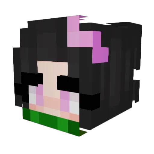 lildayum Minecraft avatar head, 3D render