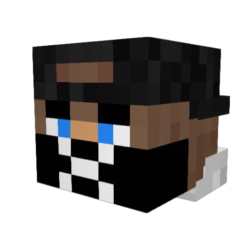 lildeddy Minecraft avatar head, 3D render