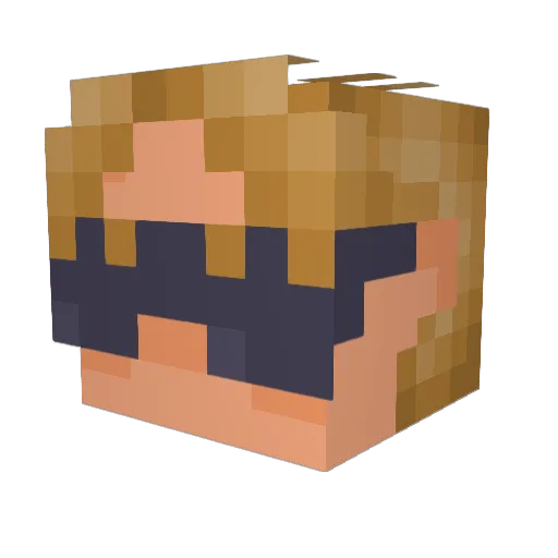 lildoomz Minecraft avatar head, 3D render