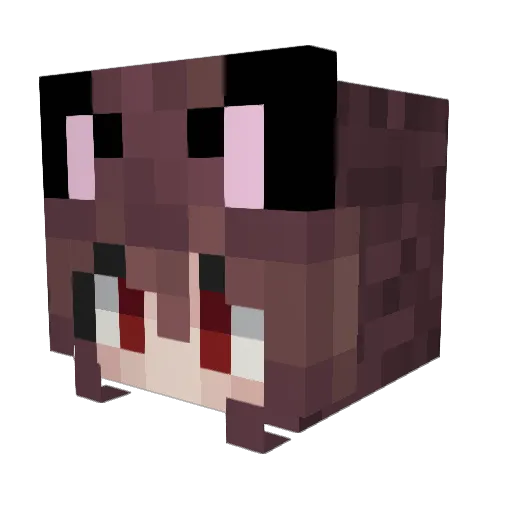 lileagl3 Minecraft avatar head, 3D render