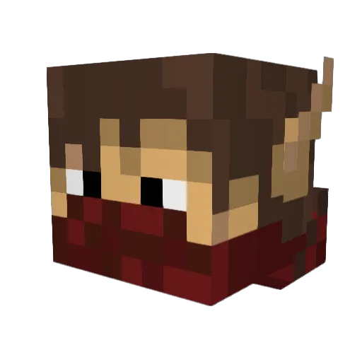 lilebola1 Minecraft avatar head, 3D render
