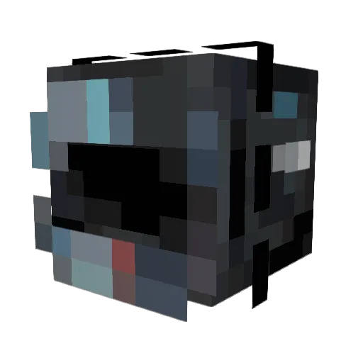 lileizi Minecraft avatar head, 3D render