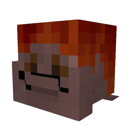 lilfishyxx Minecraft avatar head, 3D render