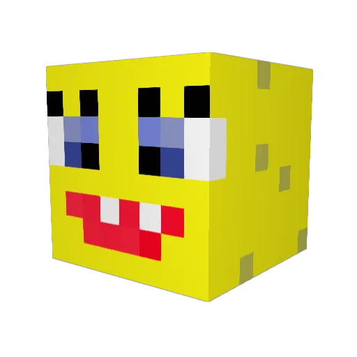 lilfiyo Minecraft avatar head, 3D render