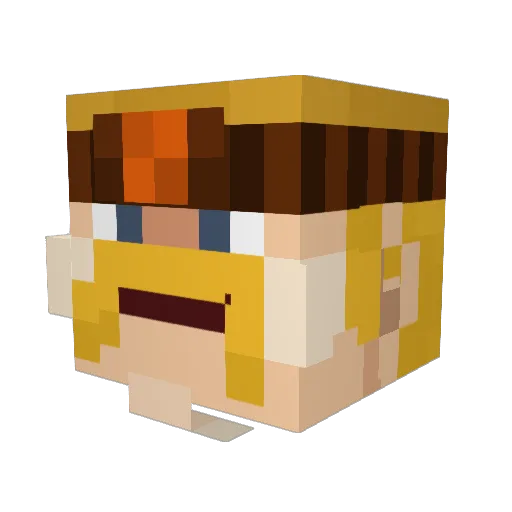 lilgado123 Minecraft avatar head, 3D render
