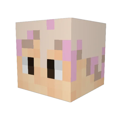 lilgiela33 Minecraft avatar head, 3D render