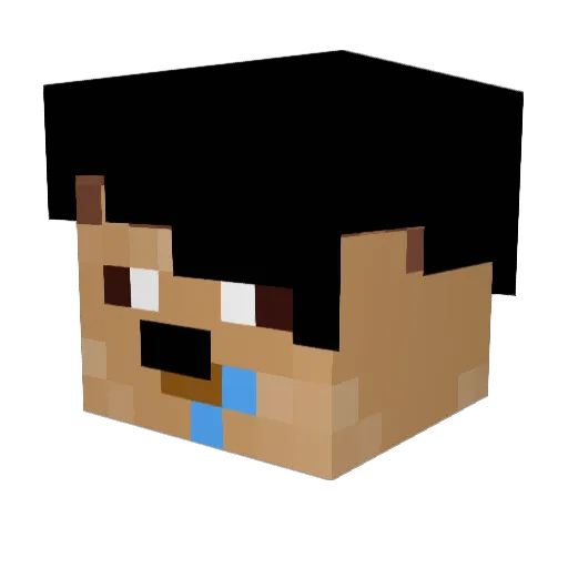 lilgui18 Minecraft avatar head, 3D render