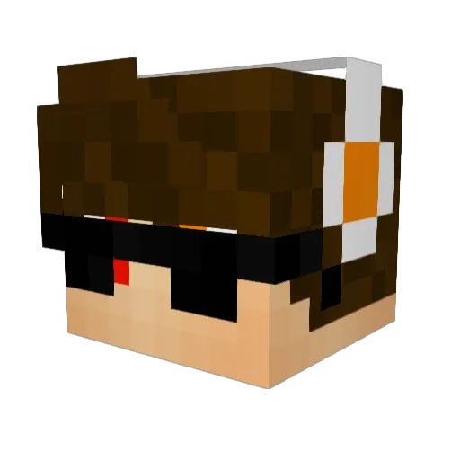 lilian1930 Minecraft avatar head, 3D render