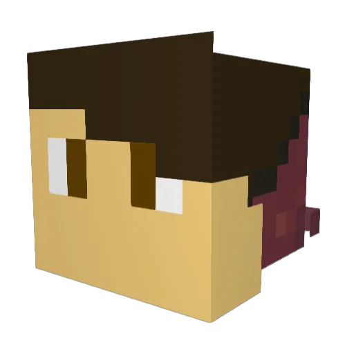 lilian4800 Minecraft avatar head, 3D render