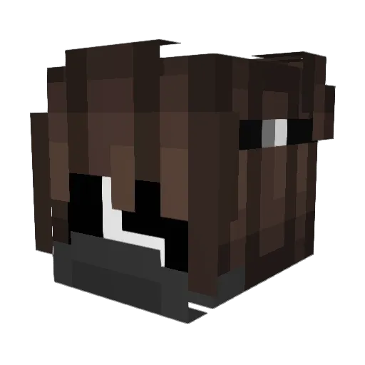 lilijey Minecraft avatar head, 3D render