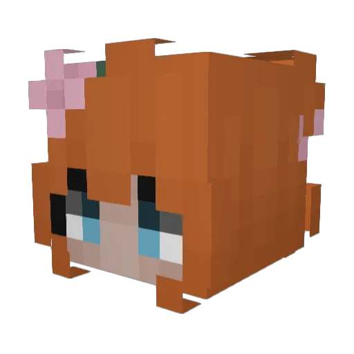 lilimoon7 Minecraft avatar head, 3D render
