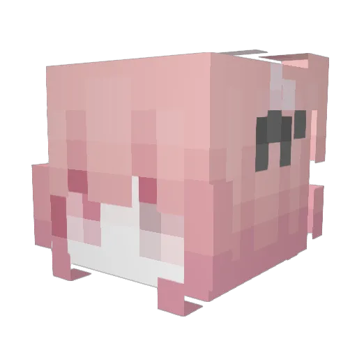 lilitw Minecraft avatar head, 3D render