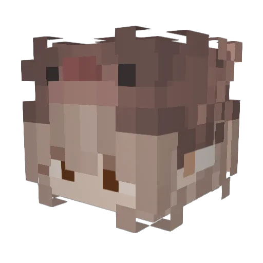 lilixcii1 Minecraft avatar head, 3D render
