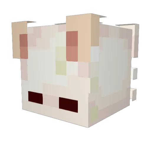 liljattelgang Minecraft avatar head, 3D render