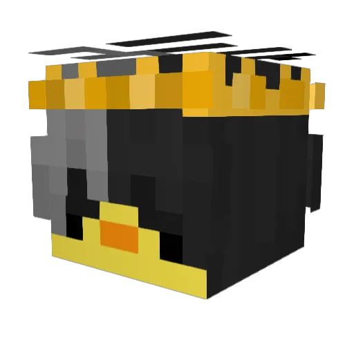 liljew_c Minecraft avatar head, 3D render