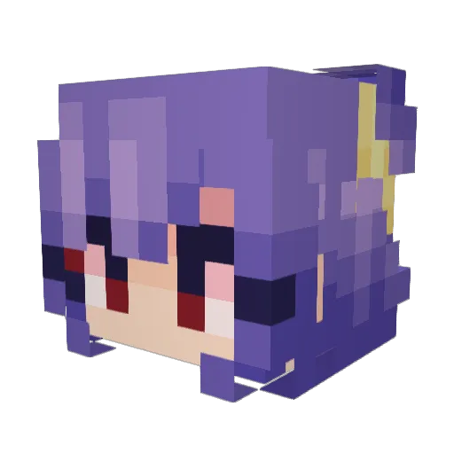 liljuz70 Minecraft avatar head, 3D render