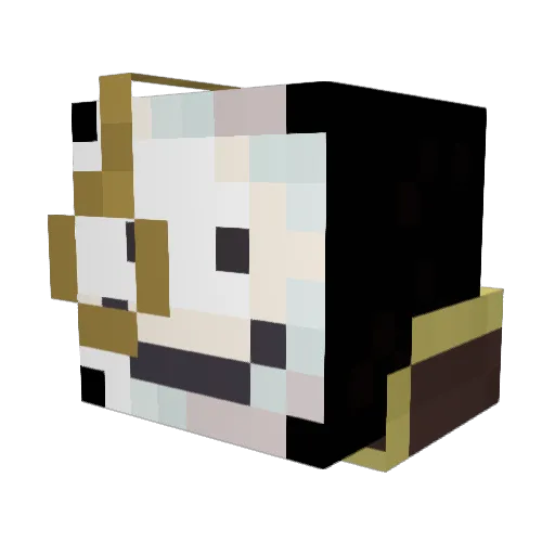 lilkaveman Minecraft avatar head, 3D render