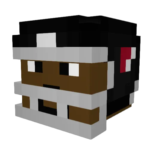 lilkdawgvert Minecraft avatar head, 3D render