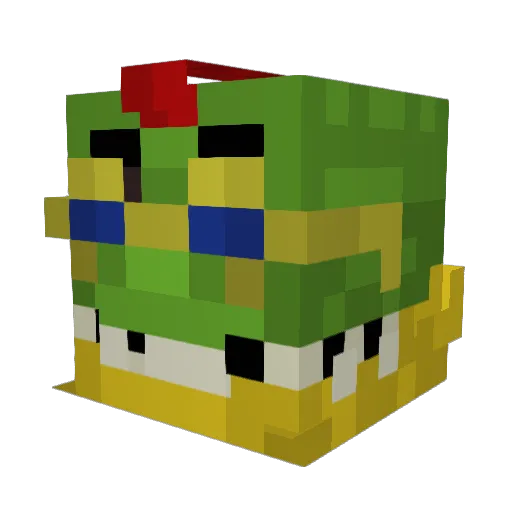 lillab12 Minecraft avatar head, 3D render