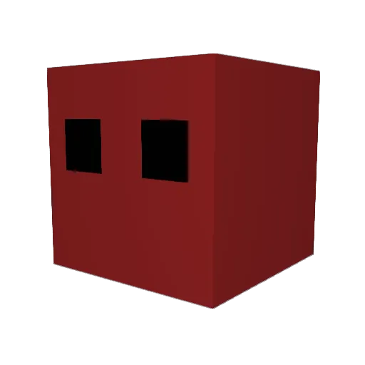 lillarg Minecraft avatar head, 3D render