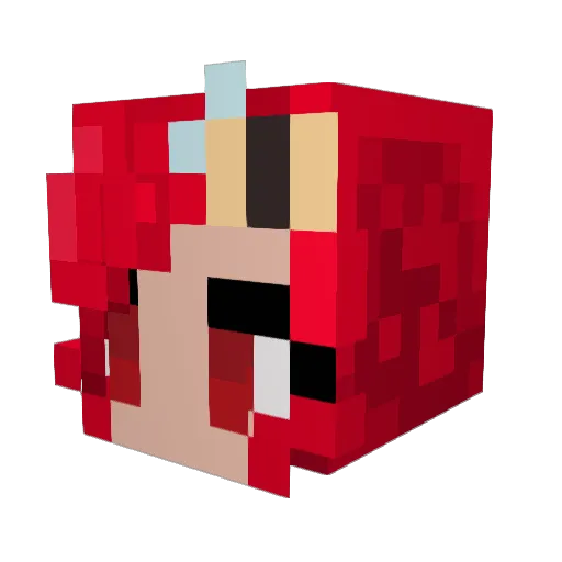 lillemand21 Minecraft avatar head, 3D render