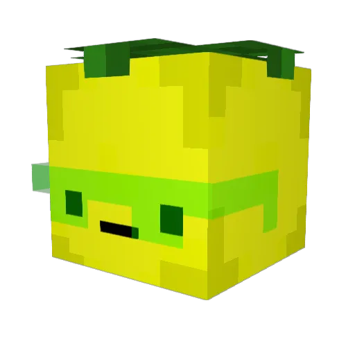 lilliillliililil Minecraft avatar head, 3D render