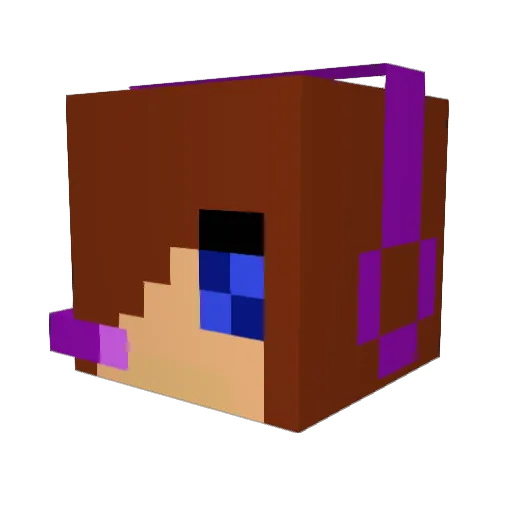 lillipops2002 Minecraft avatar head, 3D render