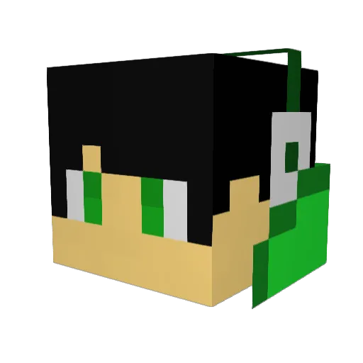 lillmartin987 Minecraft avatar head, 3D render