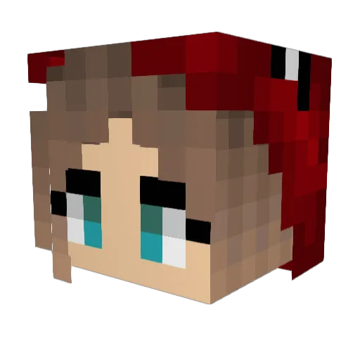 lillskifi Minecraft avatar head, 3D render
