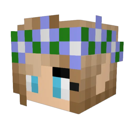 lilly0313 Minecraft avatar head, 3D render