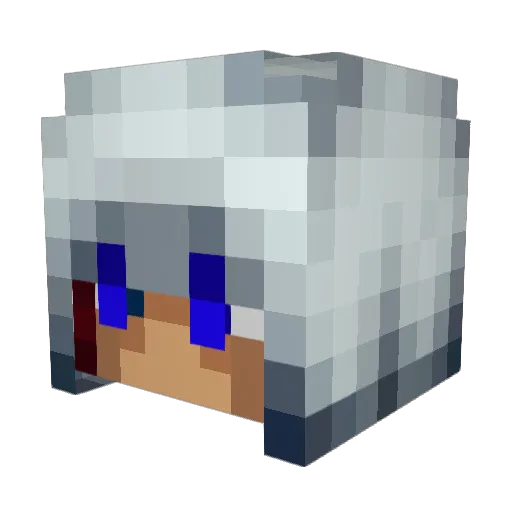 lilly_mon Minecraft avatar head, 3D render