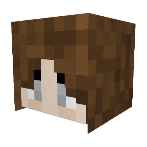 lillyhq Minecraft avatar head, 3D render