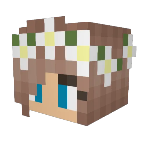 lilmad_e Minecraft avatar head, 3D render