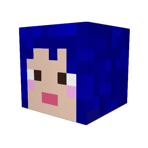 lilmegladon Minecraft avatar head, 3D render