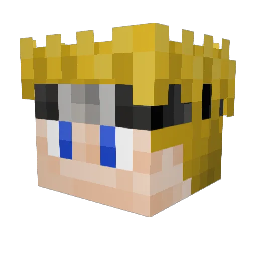 lilmend11 Minecraft avatar head, 3D render