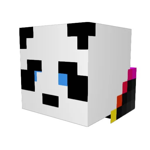 lilmfbevhoe Minecraft avatar head, 3D render