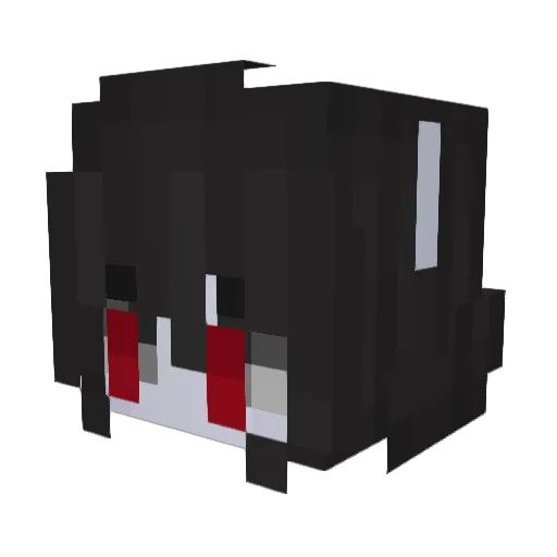 lilmhra Minecraft avatar head, 3D render