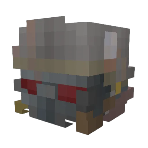 lilmikemur Minecraft avatar head, 3D render