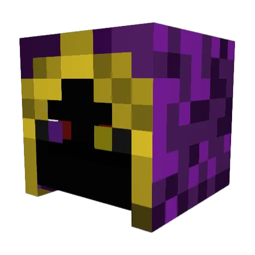 lilminidude Minecraft avatar head, 3D render