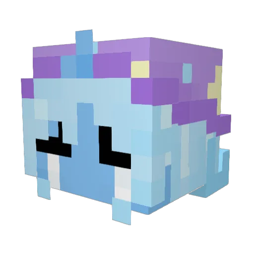 lilmissLulamoon Minecraft avatar head, 3D render