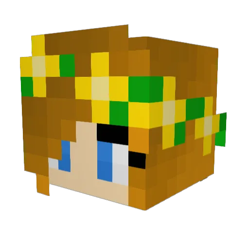 lilmiss_sunshine Minecraft avatar head, 3D render