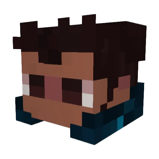 lilmonkee2006 Minecraft avatar head, 3D render