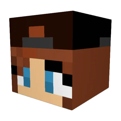 lilmono_D Minecraft avatar head, 3D render