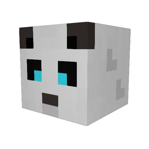 lilmordac Minecraft avatar head, 3D render