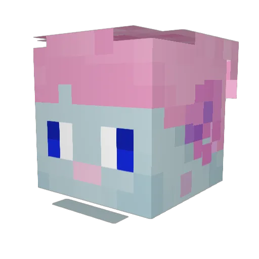 lilnaenae19 Minecraft avatar head, 3D render