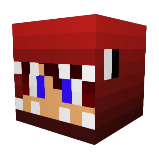lilnapps Minecraft avatar head, 3D render