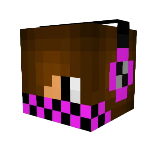 lilnef13 Minecraft avatar head, 3D render
