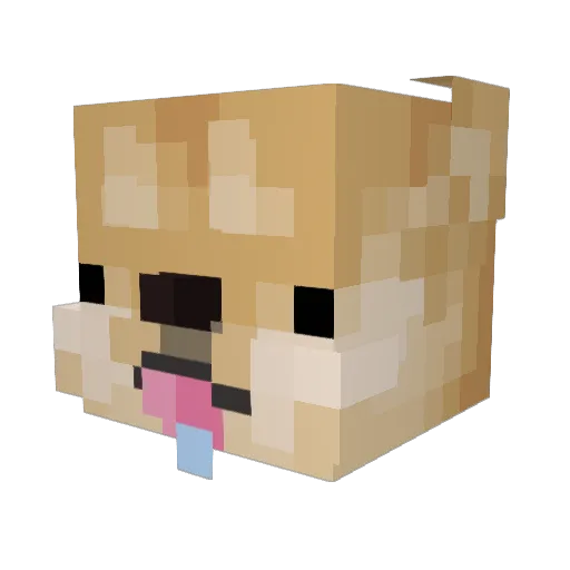lilnosoul Minecraft avatar head, 3D render